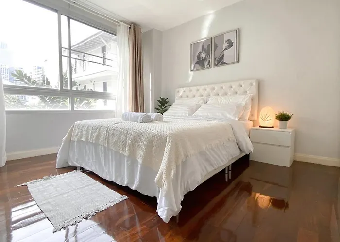 アパート Contemporary 53 Sqm - Bts Thong Lo - Ultra Fast Wifi *